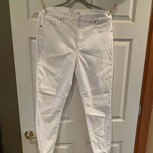 Loft white jeans. Size 33, 16